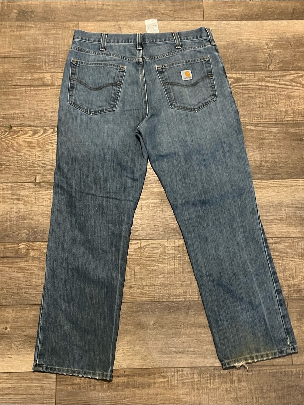 Carhartt Men's Relaxed Fit Straight Leg Jeans - Denim Light Blue